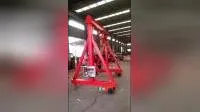 CE/SGS Approved Factory 0.5ton 1ton 2ton Small Light Duty Mobile Portable Mini Movable Gantry Crane with Low Price